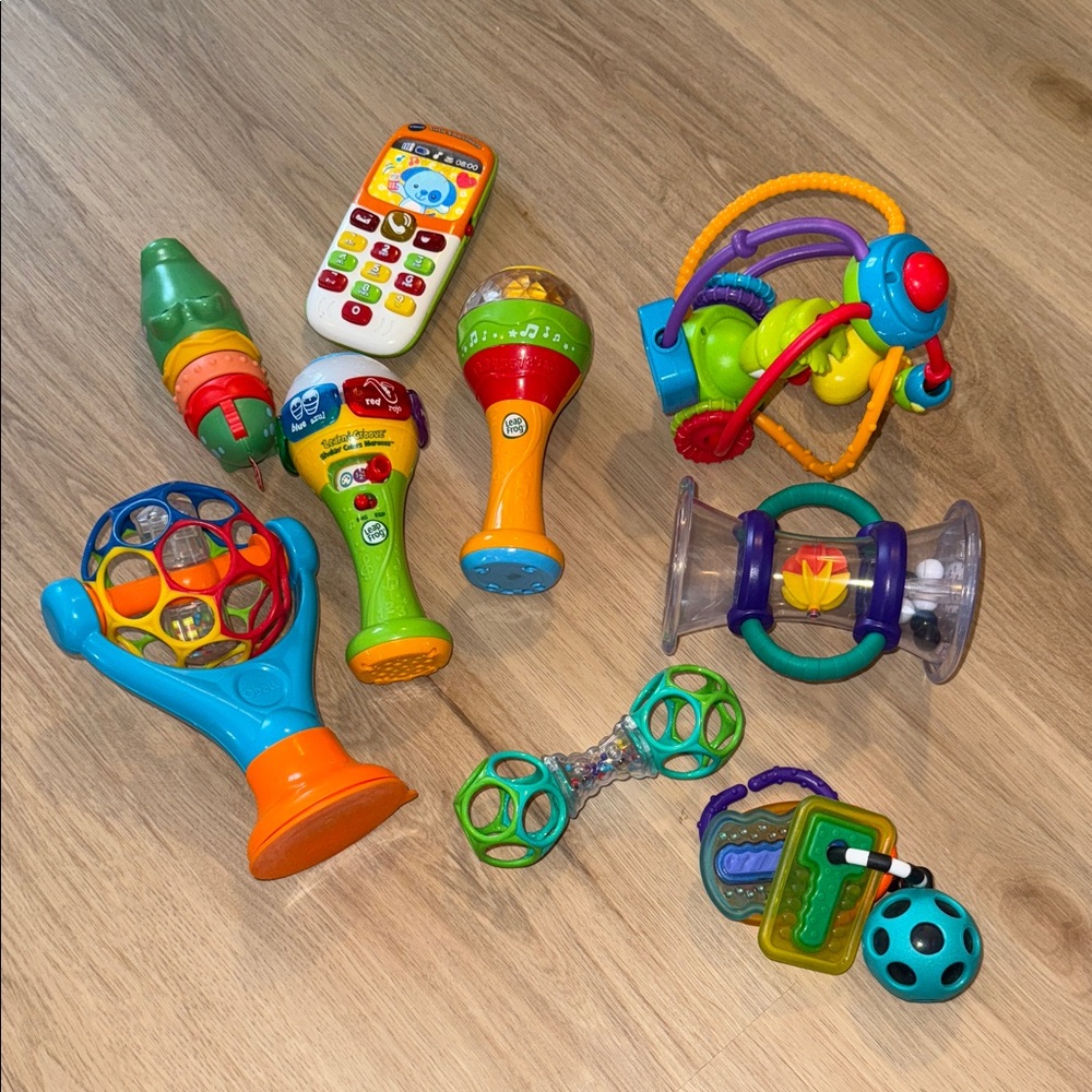 Colorful infant baby toddler Play learn Toy Set Lot of 9